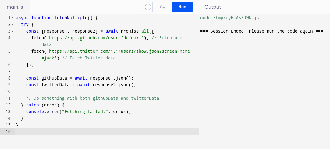 Concurrent Async Operations