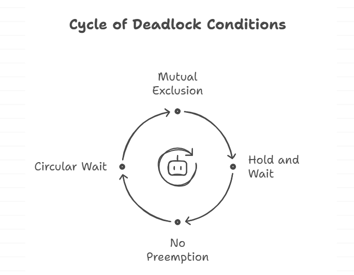 Cycle of deadlock Conditions