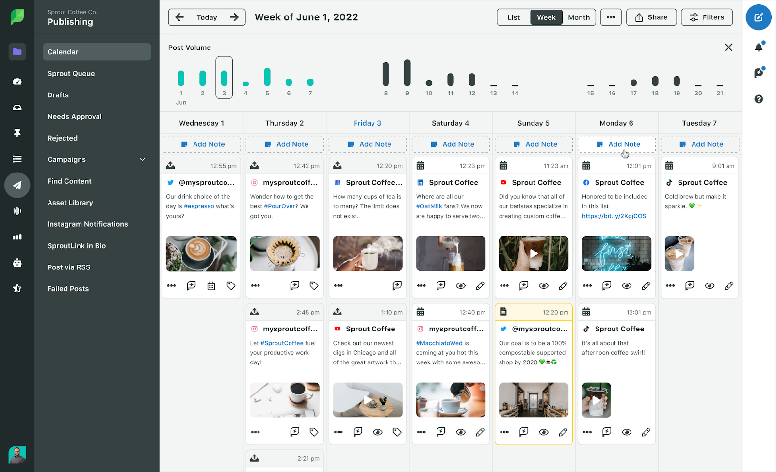 The UI of Sprout Special