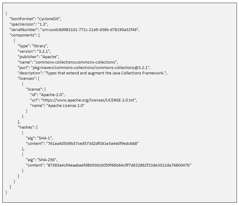 CycloneDx example
