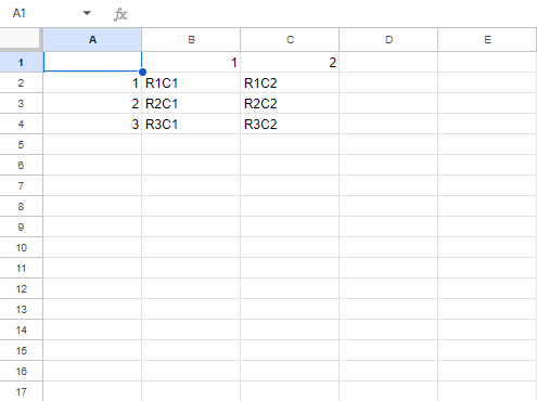 R1C1 Style of reference