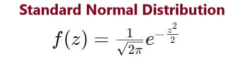 Standard Normal Distribution 