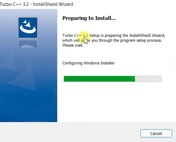 Turbo C++ Installer Wizard