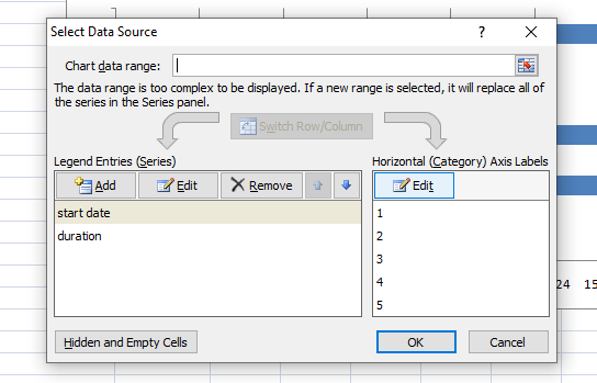 Edit option on the right panel 