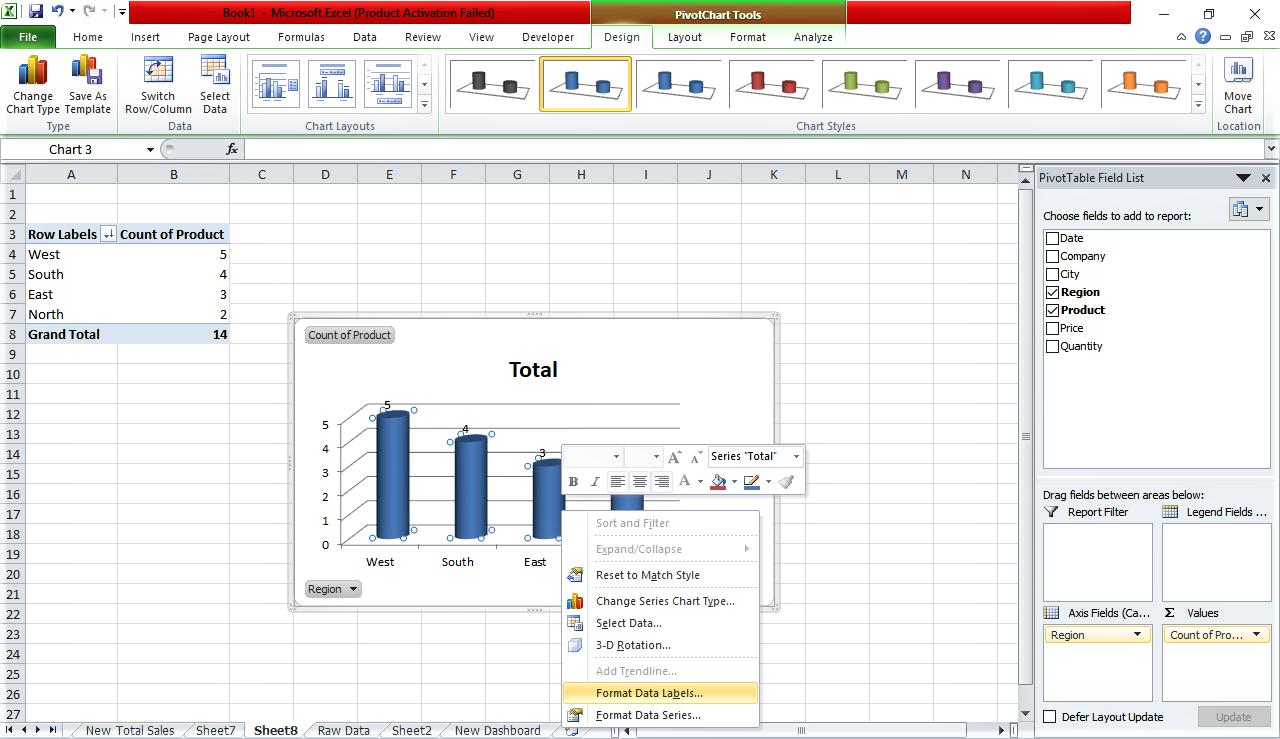 Format Data Labels
