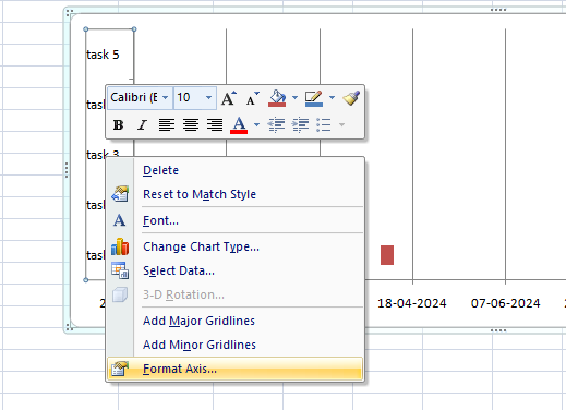 Reversing the order of tasks