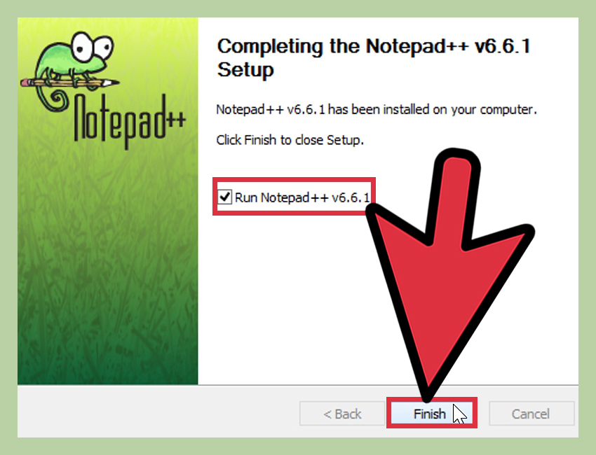 Run Notepad++
