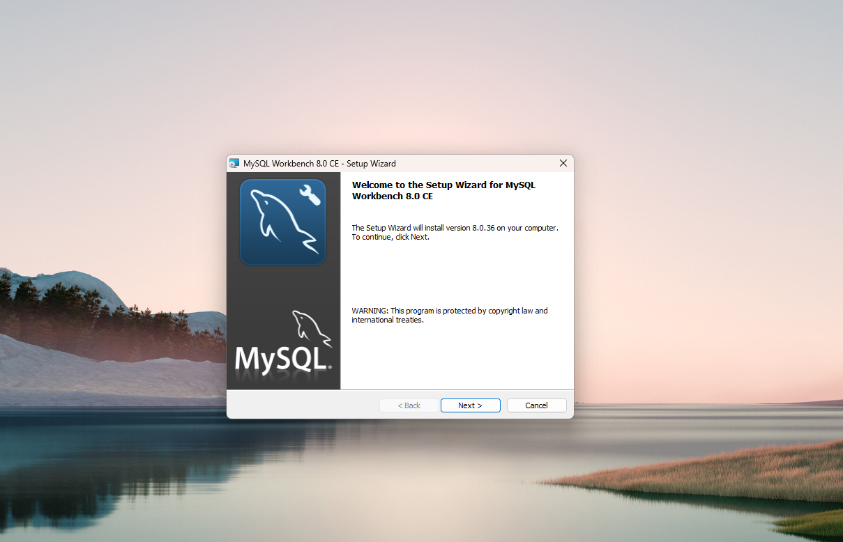 MySQL Workbench installation steps