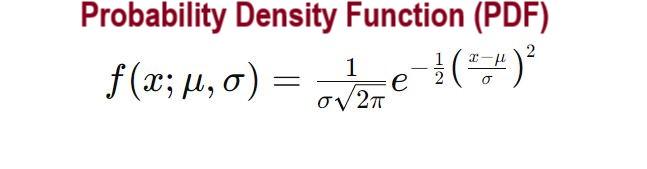 Probability Density Function 