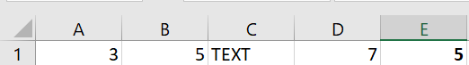 Data table in Excel for using =AVERAGE Formula