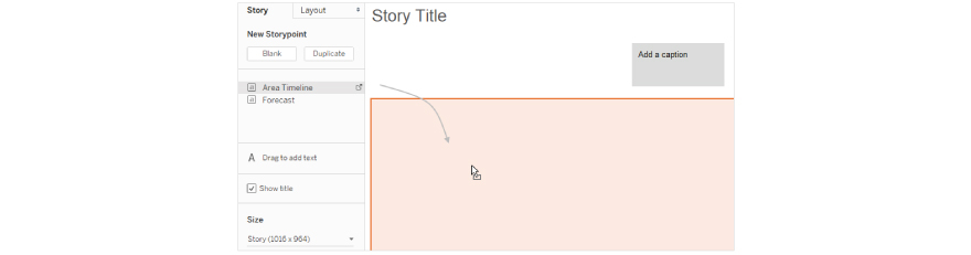 Tableau stories(Title)