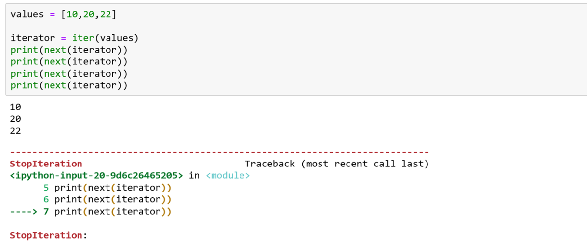 Генератор python yield