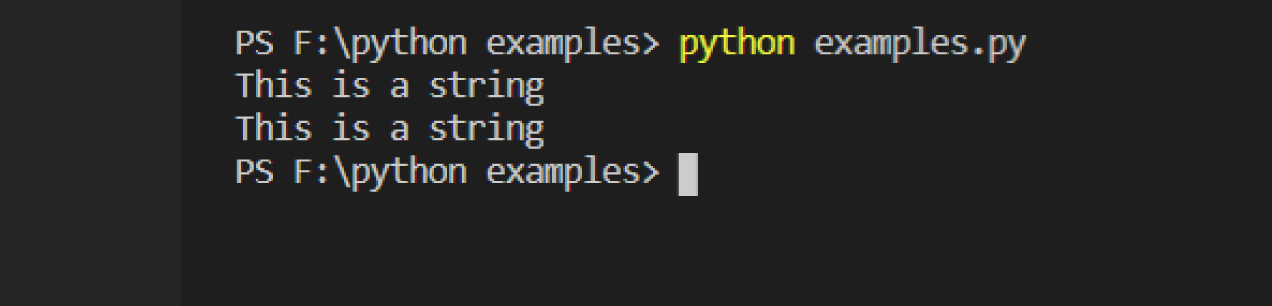 Python Example