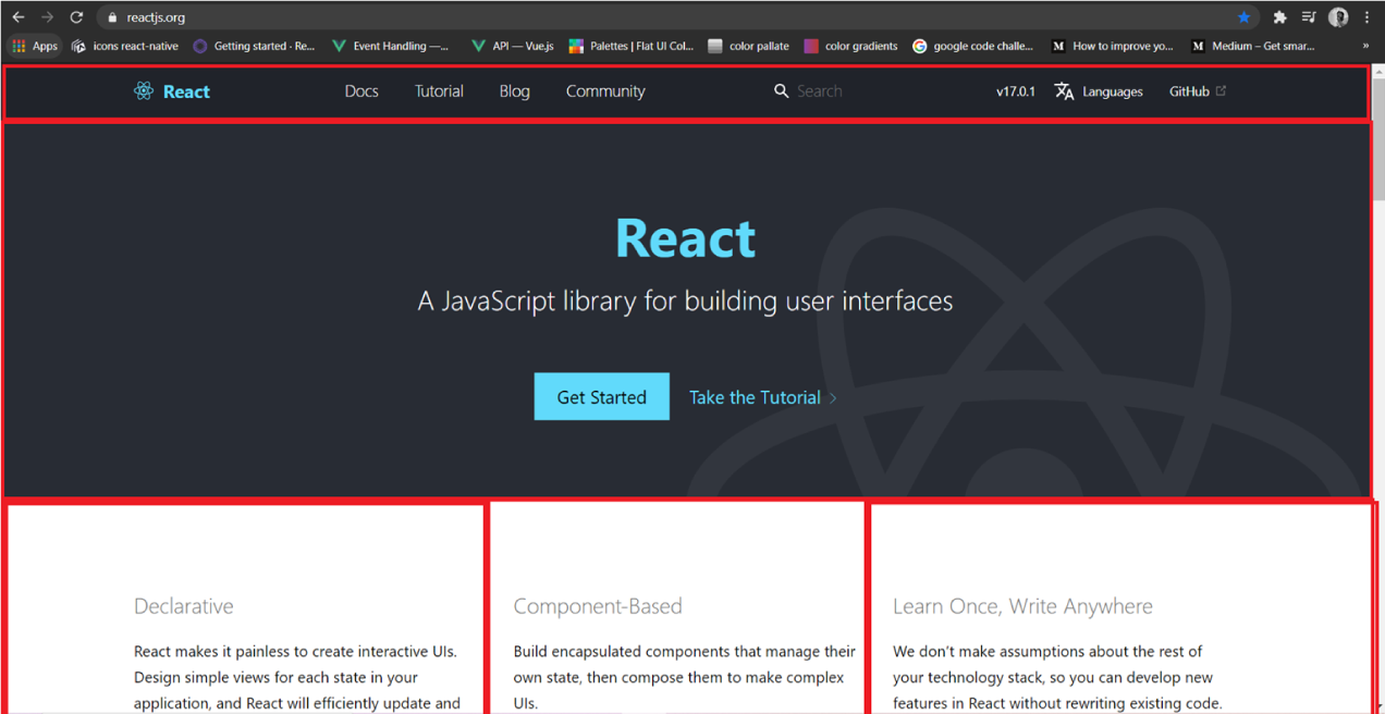 What is a React component