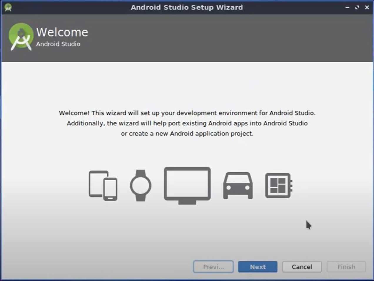 react native android studio setup windows
