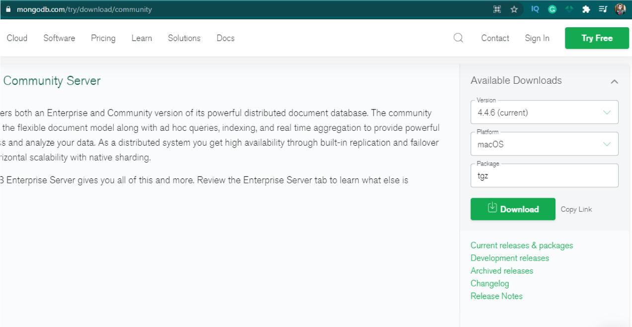 mongodb compass for mac m1