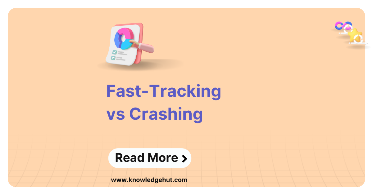 ▷ Fast Tracking vs Crashing: compression techniques