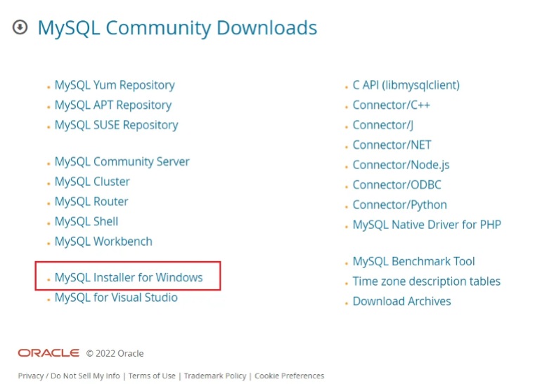 mysql community downloads