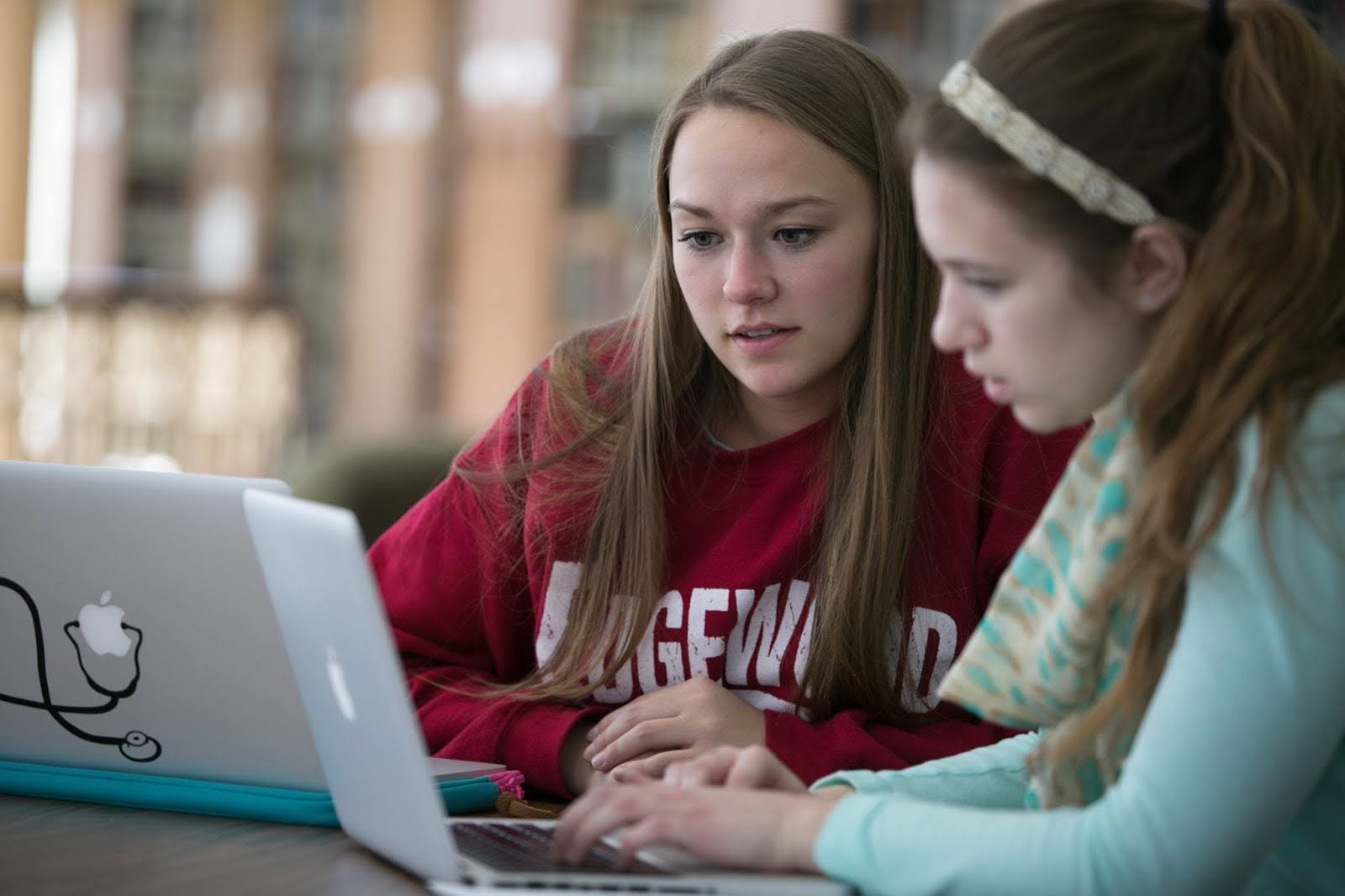 Students taking online tuition classes